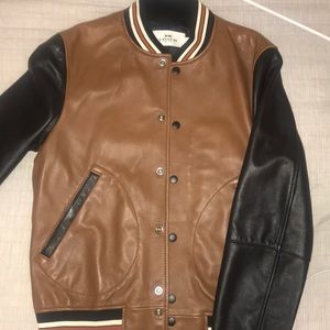 Coach men’s leather varsity jacket